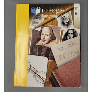 Life Pac Language Arts Workbook Paperback Grade 3 Unit 10 2006 Alpha Omega